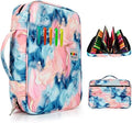 YOUSHARES Organizer Color Pencil 300 Slots - Pen Case Organizer with Handy Wrap & Zipper, Multilayer Holder for Prismacolor Colored Pencils & Gel Pen (Quicksand Pink) by YOUSHARES