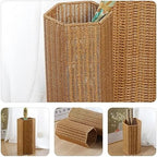 Alipis Woven Umbrella Stand for Entryway Freestanding Umbrella Holder Basket Storage Rack Tall Floor Woven Bucket Flower Vase for Canes Walking Sticks Organizer - Image 4