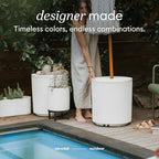 Veradek Umbrella Side Table - Outdoor Patio Table with Umbrella Hole - Image 4