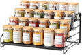 4 Tier Spice Rack Organizer for Cabinet, Depth Adjustable Spice Rack,1 Pack by RCHYFEED