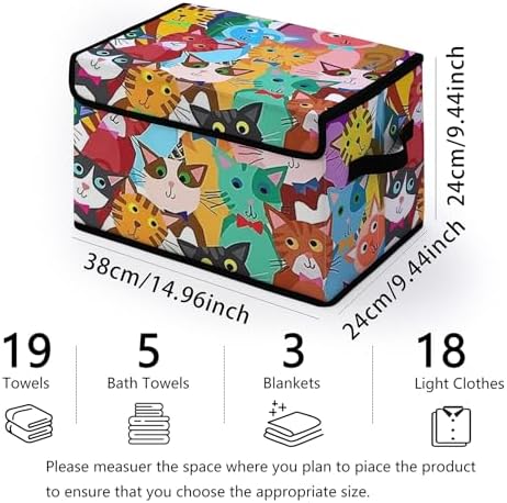 Stackable Clothes Storage Bins with Lids 3 Pack - Image 2