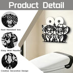 Highland Cow Toilet Paper Holder Wall Mount/Stand for Extra 8 Rolls - Image 3