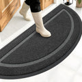 OLANLY Half Circle Front Door Mat Outside 59x34 All-Season Rubber Doormat by OLANLY