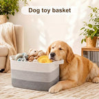 OIAHOMY Cotton Rope Storage Baskets for Organizing Gradient Gray 3-Pack - Image 4
