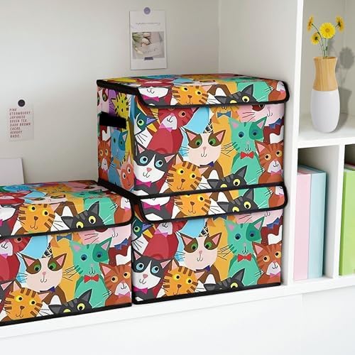 Stackable Clothes Storage Bins with Lids 3 Pack - Image 5