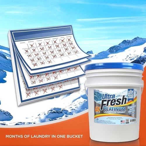 Ultra Fresh 6X Platinum Detergent, 5 Gallon, Fragrance-Free & Dye-Free - Image 2