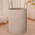 JMvicyroam 80L Cotton Rope Laundry Basket Hamper, Oatmeal by JMvicyroam