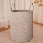 JMvicyroam 80L Cotton Rope Laundry Basket Hamper, Oatmeal by JMvicyroam