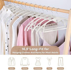Plastic Hangers White Clothes Hanger 30 Pack - Image 7