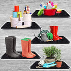 SafetyCare Rubber Shoe & Boot Tray - Multi-Purpose - 24 x 16 Inches - 1 Mat - Image 4