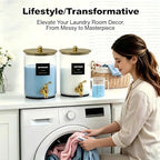 Glass Laundry Detergent Dispenser, 1 Gallon Large Liquid Soap-1 Glod - Image 6