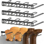 Boot Rack - 8-Pair Wader Hangers Wall Mount Cowboy Boot Hangers - Wall Boots Holder Storage Organizer for Closet, Entryway, Indoor, Garage 4 Pack by Unknown