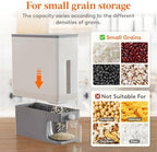 Lifewit Rice Container 29 Lbs, One-Press Dispenser with Measuring Cup 2 Pcs - Image 4