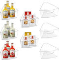 URALFA Lazy Susan Organizer Set of 8, 1/8 Wedge Corner Cabinet Organizer by URALFA