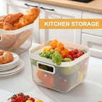 MorningRo 4 Pack White Metal Mesh Basket with Handles, Medium and Large - Image 5