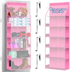 PAULONE 6-Tier Over The Door Shoe Organizer, 71" Hanging Shoe Rack with 2-Size Deep Pockets, 98 lbs Sag-Proof Capacity for Closet Entryway RV by Unknown