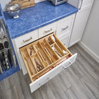 Rev-A-Shelf Trim-to-Custom-Fit Silverware Drawer Insert Divider Organizer - Image 2