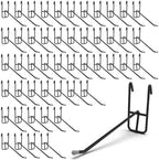 HUHOLE 50 Pack 6 Inch Wire Gridwall Hooks by HUHOLE