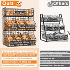 Egg Holder Countertop with 5 Dividers & DIY Nameplate to Separate Eggs - Image 3