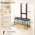 Domensi Metal Hair Tool Organizer Hair Dryer Holder for Bathroom - Image 3