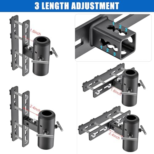 KingDolly Deck Umbrella Mount, Umbrella Brackets for Deck Railing No Screw - Image 6