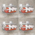 Metal Wire Hanging Basket, SUS304 Stainless Steel, 4-Pack Hanging Wall Organizer Basket, Wall Mounted Shelves, Organizing Baskets for Home Kitchen, Bathroom, Pantry Utility by kaileyouxiangongsi
