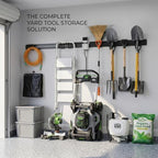 Aking Ace 96-Inch Heavy Duty Wall Mount Garden Tool Organizer for Garage - Image 6