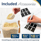 Reli. Pantry Organizers & Storage | Food Containers with Lids, 16 Sets - Image 6