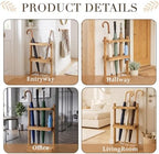 Patelai Wooden Umbrella Stand Rack with Removable Drip Tray for Entryway - Image 4