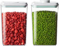 Pop Food Storage Containers Set Large Airtight Food Storage Containers with Pop Lids, Kitchen Pantry Organization and Storage, Cereal, Rice, Flour, Pasta & Snack Container, BPA Free, 2 x 2.8Qt by Unknown