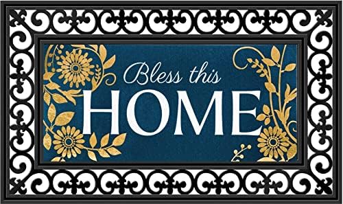 Evergreen Flag Seasonal Sassafras Interchangeable Mat and Tray Bless This Home by EvergreenFlag