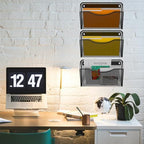 Gawerk 6 Pack Wall File Organizer, Mesh Wall File Pocket Mail Organizer Hanging Metal Vertical Wall Mounted File Holder for Office/Home - Image 6