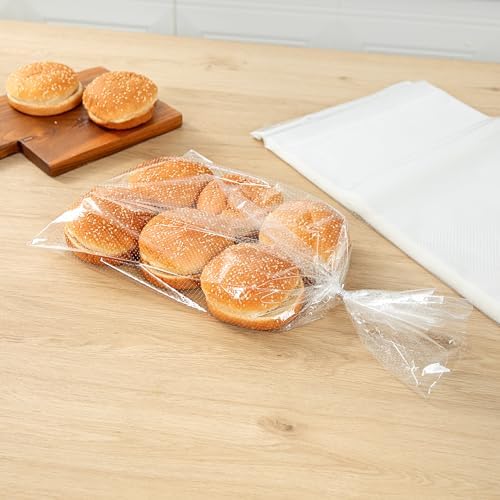 Restaurantware Clear Plastic Bread Bag, 11 x 20 In, 250 Pack - Image 4