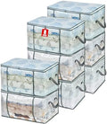 80L Clear Large Storage Bag for Clothes Comforters Blankets Pillows Bedding by MKOKYD