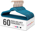 HOUSE DAY Velvet Kids Hangers 60 Pack, Premium Childrens Hangers for Closet by HOUSEDAY