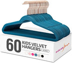 HOUSE DAY Velvet Kids Hangers 60 Pack, Premium Childrens Hangers for Closet by HOUSEDAY