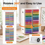 SANFURNEY Marker Organizer, 360° Rotating Marker Storage - Image 3