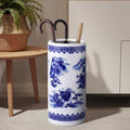 Sawysine Blue and White Ceramic Umbrella Stand, Floral Design Floor Vase for Entryway Indoor Decorative, 19.7" Heavy Porcelain Holder for Umbrellas Canes Home Decor(19.7 Inch,Landscape) by Sawysine