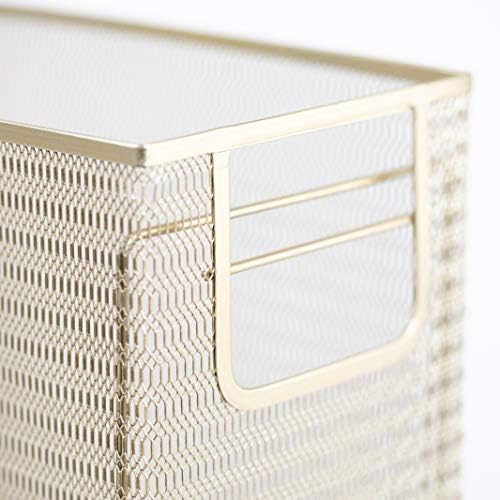 BLU MONACO | Gold Desk File Folder Organizer Set | Desktop Hanging File Organizer with Letter Size Holder | Hanging File Folders Organizer Office Accessories - Image 6