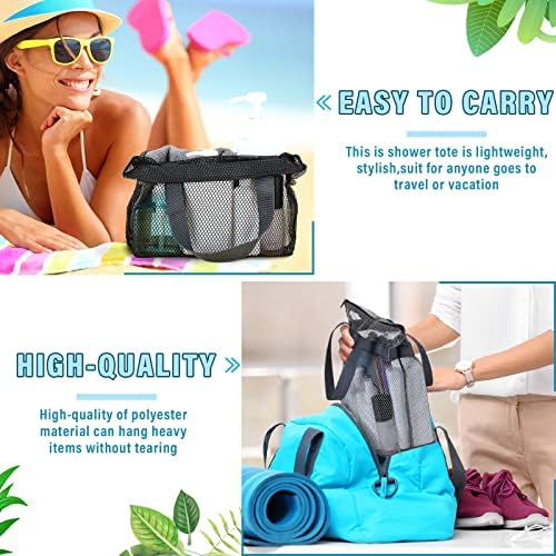 Patelai 12 Pcs Mesh Shower Caddy Bags Bulk, Quick Dry Portable, Multicolor - Image 4