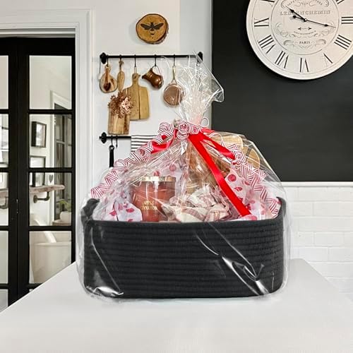 Goodpick 3-Pack Boo Storage Baskets for Closet Organizing, 13 x 8 x 5 in - Image 3