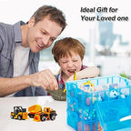 INSCRAFT 7 Layers Stackable Storage Container, 70 Adjustable Compartments (Blue) Stackable Storage Container, Perfect for Kids Toys, Art Crafts, Jewelry, Supplies, Mini Case & Letter Sticker Included - Image 7