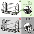 Hanging Fruit Basket for Kitchen, 3 Pack Vegetable Produce Basket - Image 3