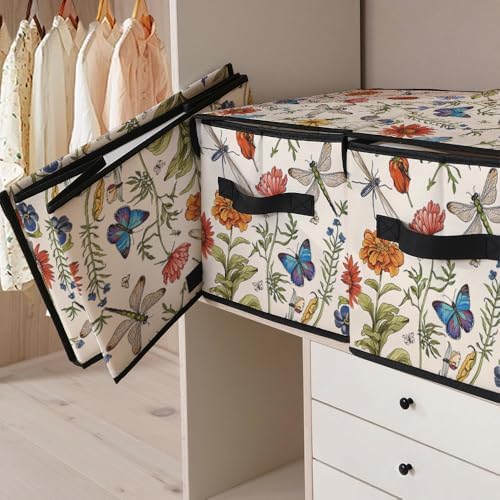 Stackable Clothes Storage Bins with Lids 3 Pack - Image 5
