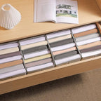 4 Packs Adjustable T-shirt Drawer Organizers for Clothing with 6 Adjustable Dividers, 7 Grids Wardrobe Storage Box, DIY Clothes Organizer for Folded Clothes, T-shirt, Legging - Image 7