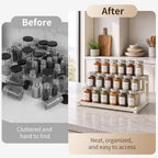 Expandable Spice Rack Organizer for Cabinet, Supports 17.6 lbs Per Tier - Image 5