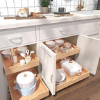 Pull Out Drawers for Kitchen Cabinets, Fully Assembled Wood Cabinet Pull Out Drawer, Pull Out Cabinet Organizer, Fast and Easy DIY Installation, 23”W x 21”D - Image 2