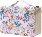 250 Slots Pencil Case 5-Layer Zipped Holder w/Handle by Lbxgap