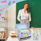 Mifoci 8 Pcs Pencil Dispenser for Classroom Stainless Steel, Light Blue - Image 5