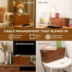 Extra Large Cable Management Box, Power Strip & Cord Hider, Desk Organizer - Image 3